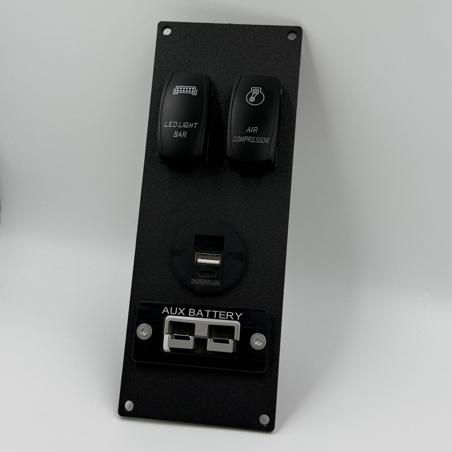 Two Rocker Switch - Power/Switch Panel
