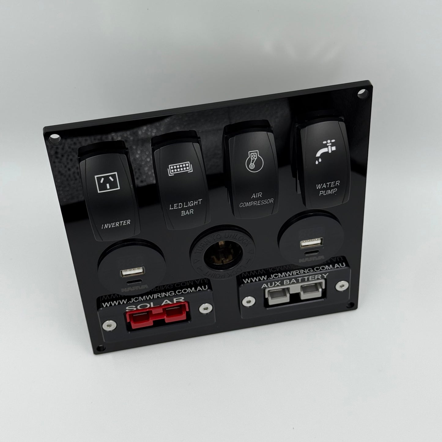 Four Rocker Switch - Power/Switch Panel