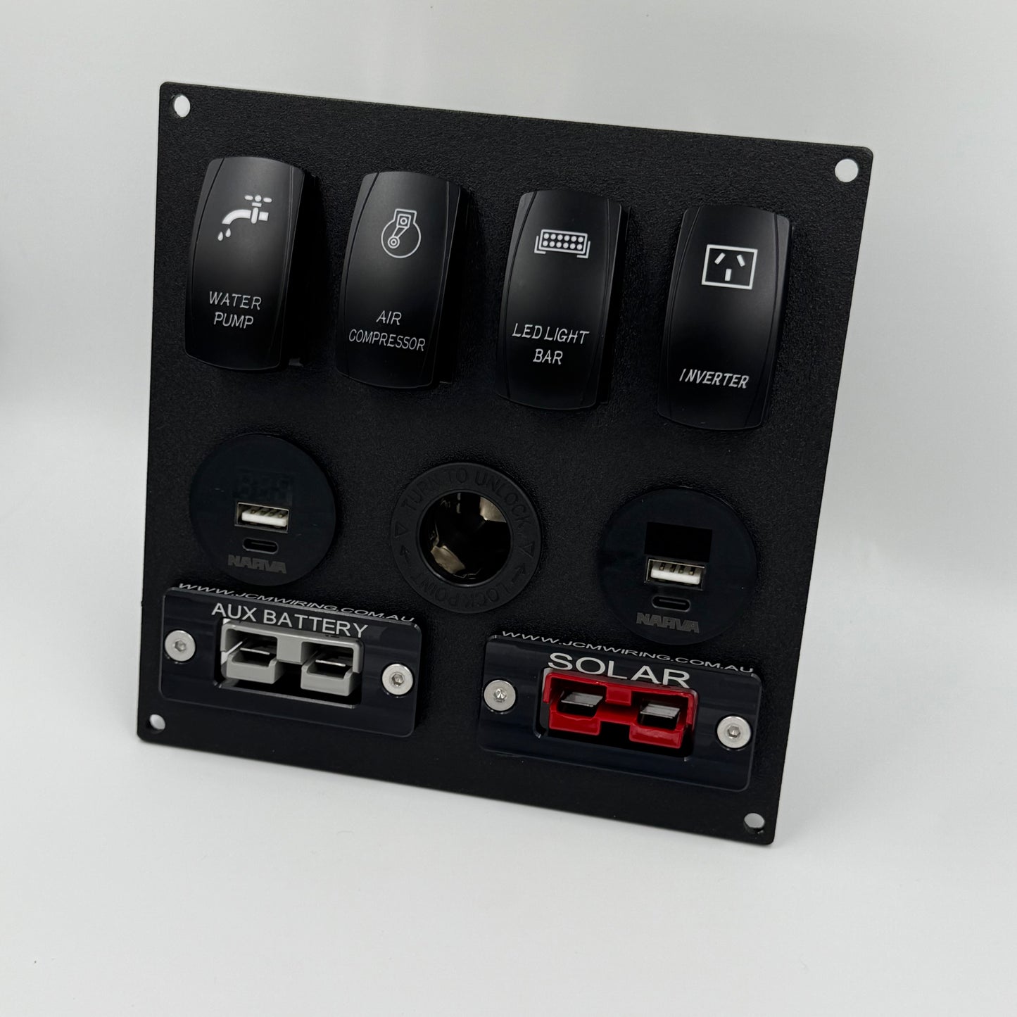 Four Rocker Switch - Power/Switch Panel