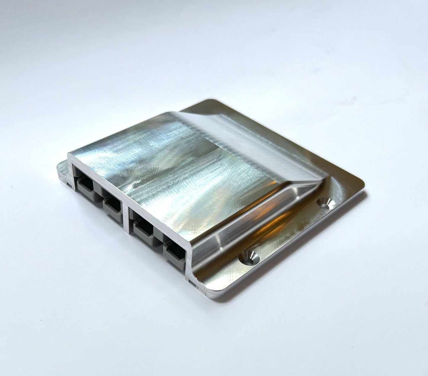 Double Surface Mount Billet CNC Aluminium 50amp Anderson Plug Cover