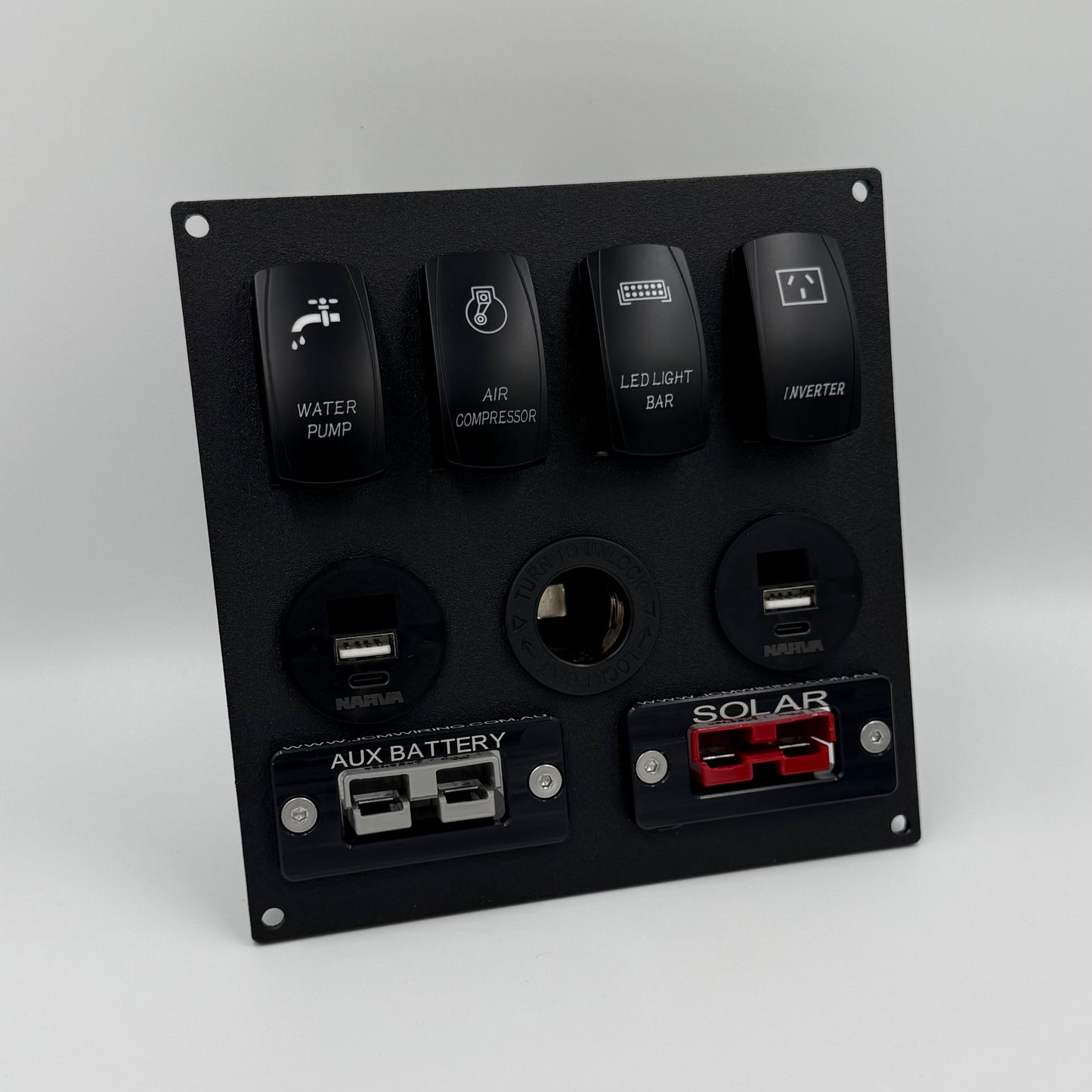 Four Rocker Switch - Power/Switch Panel