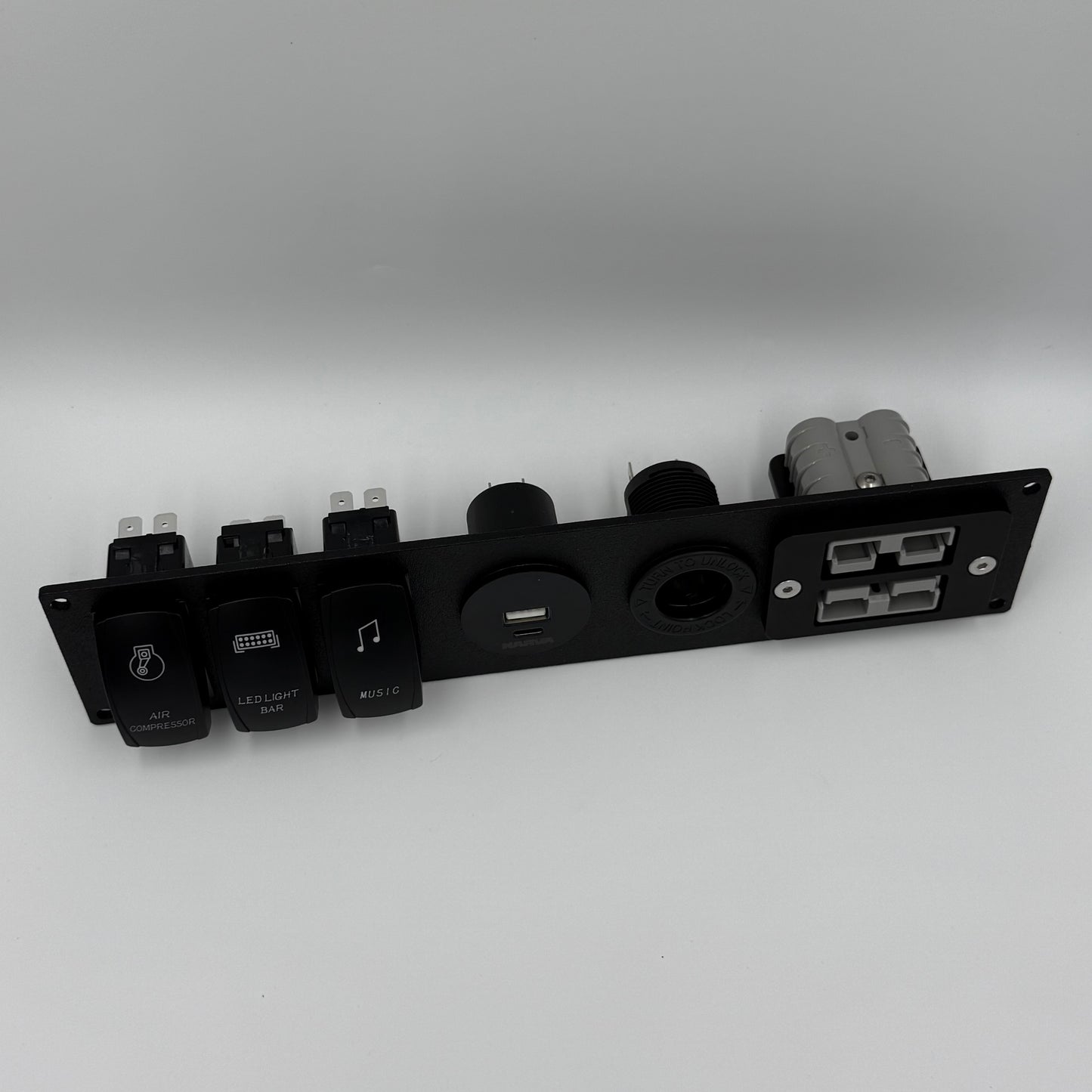 Three Rocker Switch - Power/Switch Panel