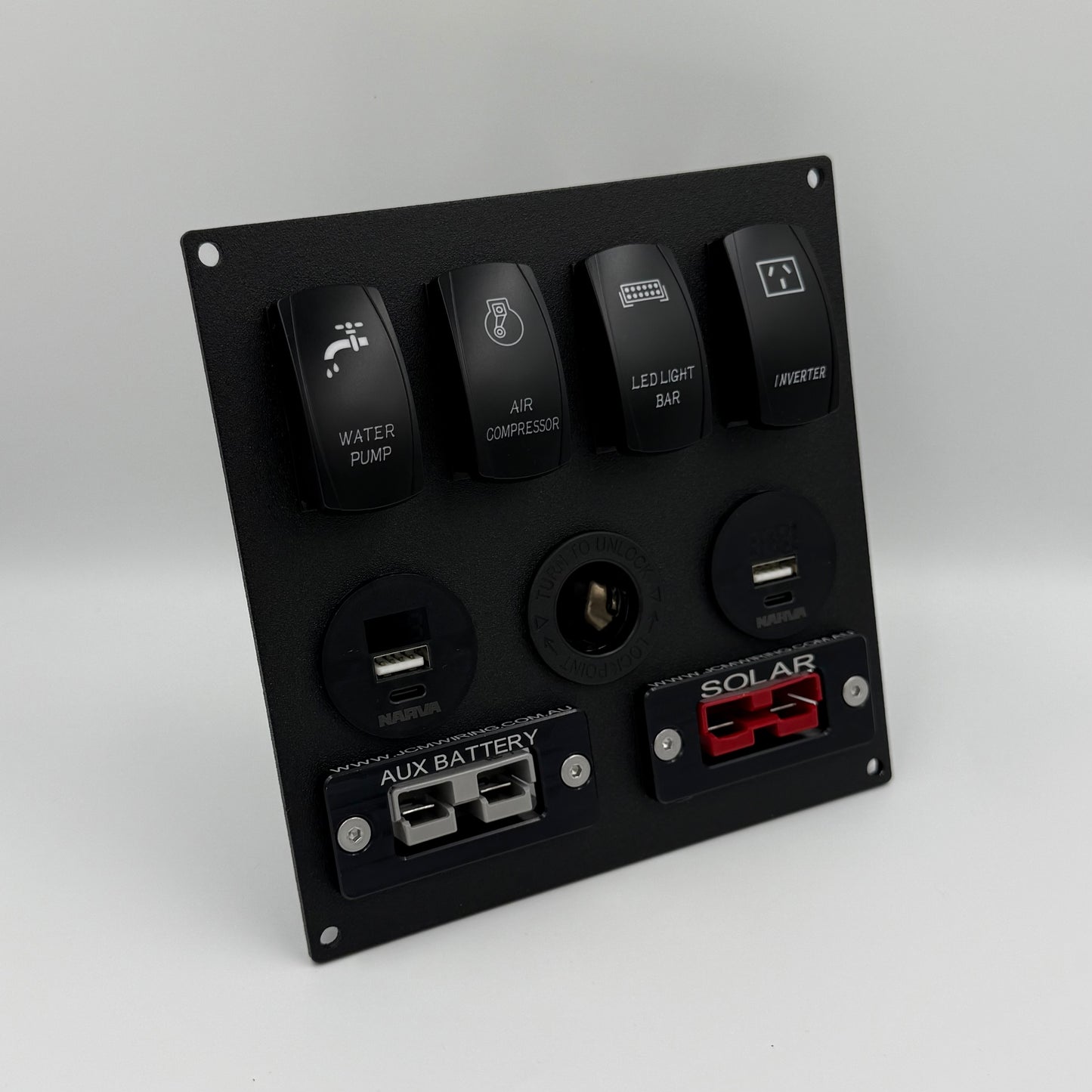 Four Rocker Switch - Power/Switch Panel