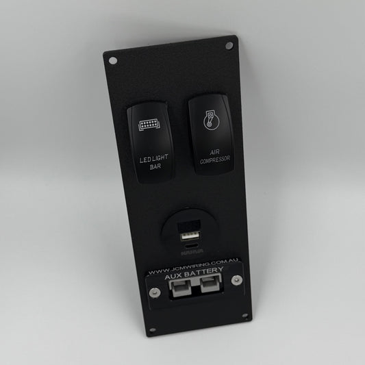 Two Rocker Switch - Power/Switch Panel