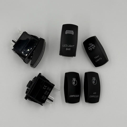 Custom Carling Style Rocker Switch