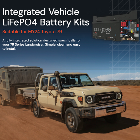 Cangoee - 79 Series LandCruiser - 110Ah Lithium (LiFePO4) Capacity