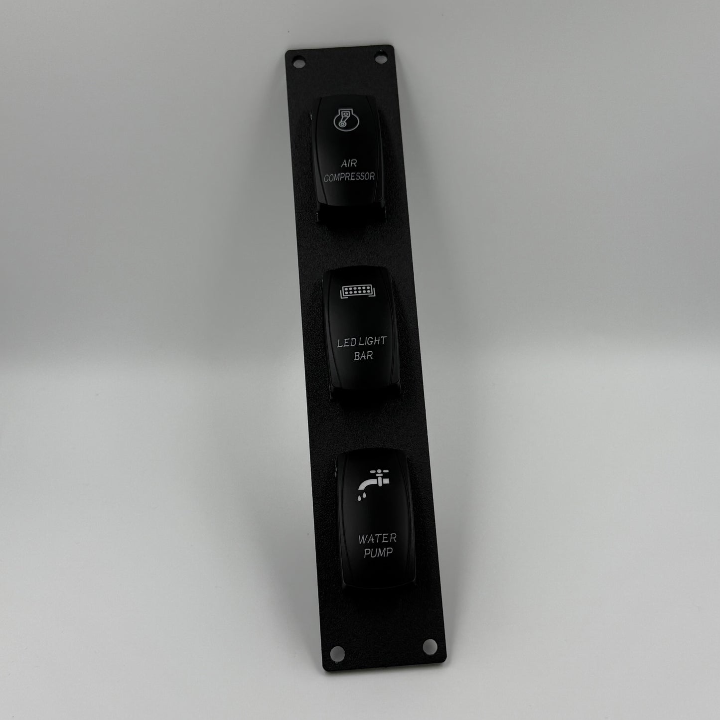 Three Rocker Switch Panel