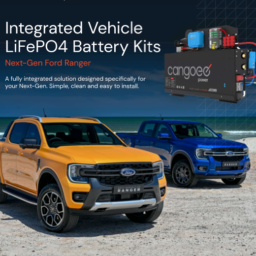 Cangoee - Ford Ranger PXIII - 110Ah Lithium (LiFePO4) Capacity