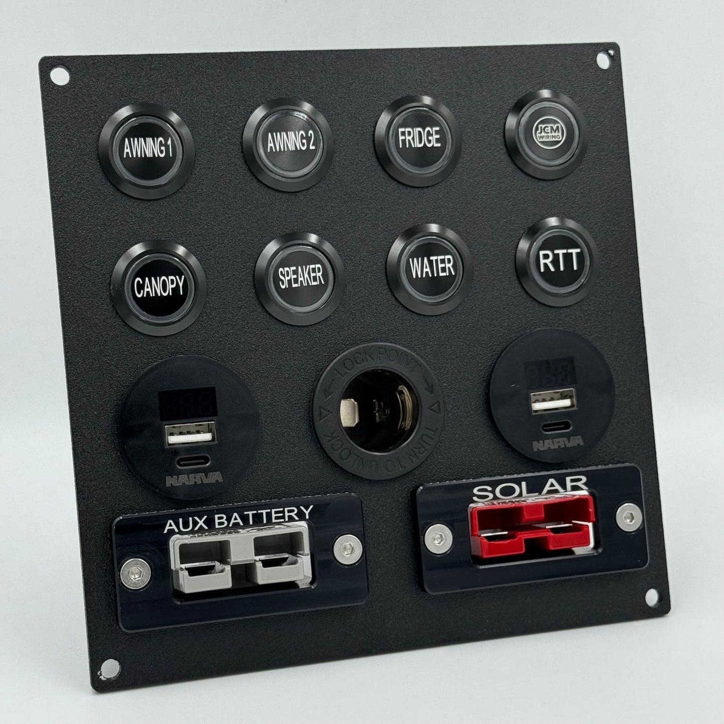Eight Push Button - Power/Switch Panel