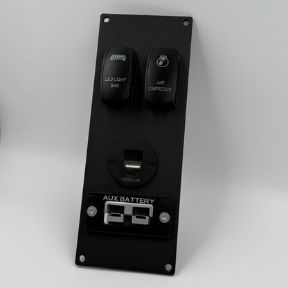 Two Rocker Switch - Power/Switch Panel