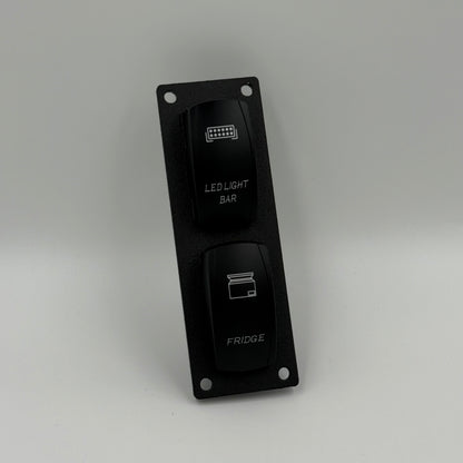 Two Rocker Switch Panel