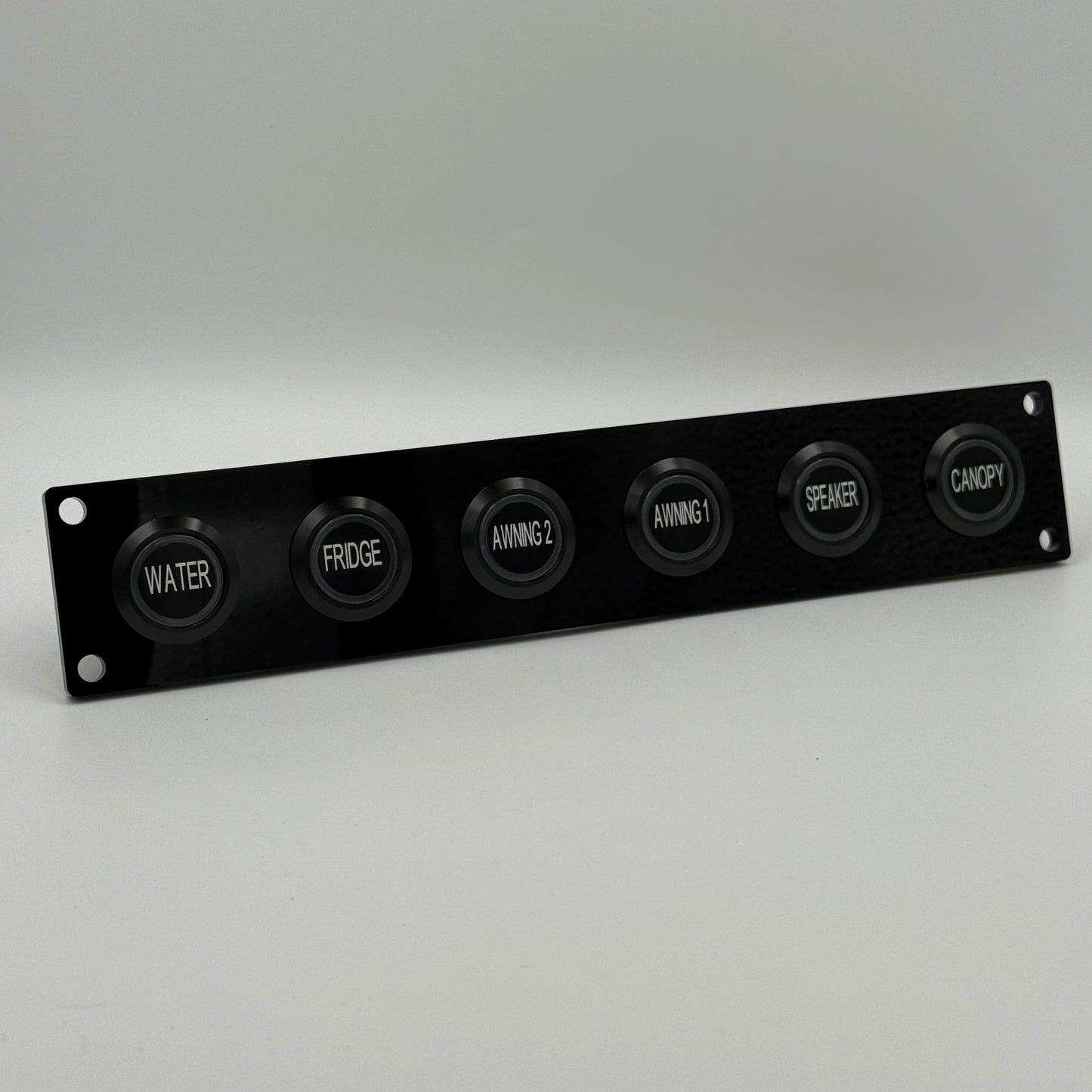 Six Push Button Switch Panel - Long
