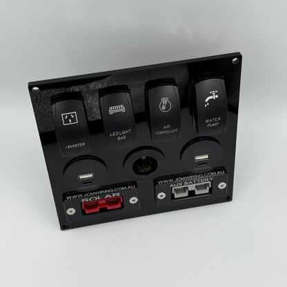 Four Rocker Switch - Power/Switch Panel
