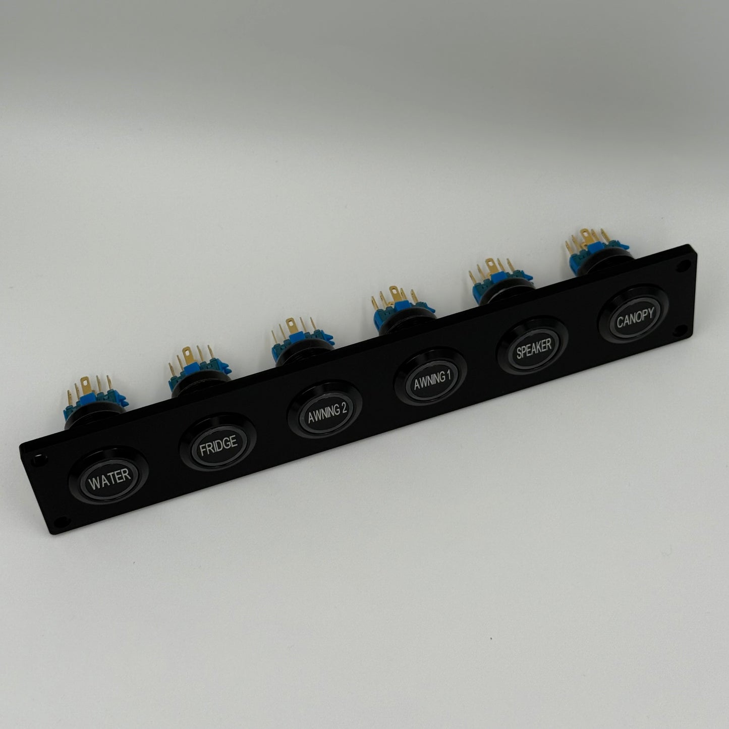 Six Push Button Switch Panel - Long