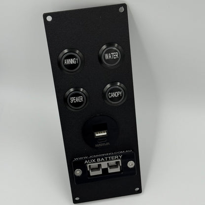Four Push Button - Power/Switch Panel