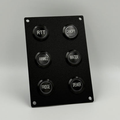 Six Push Button Switch Panel