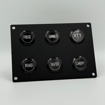 Six Push Button Switch Panel