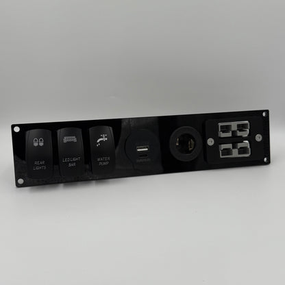 Three Rocker Switch - Power/Switch Panel