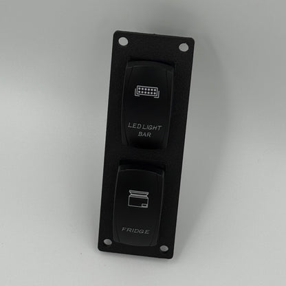 Two Rocker Switch Panel