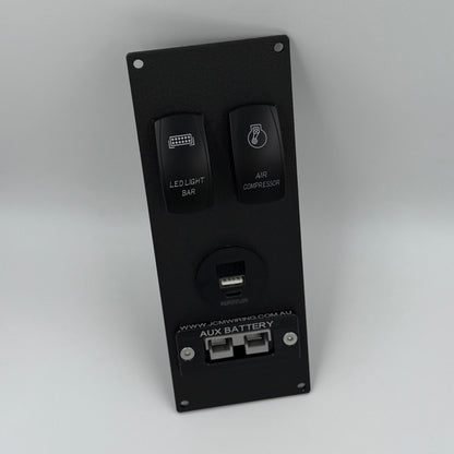 Two Rocker Switch - Power/Switch Panel