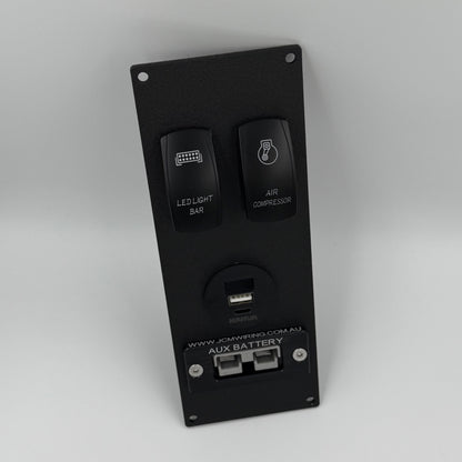 Two Rocker Switch - Power/Switch Panel