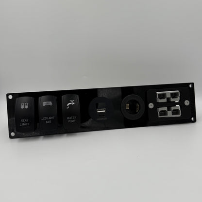 Three Rocker Switch - Power/Switch Panel