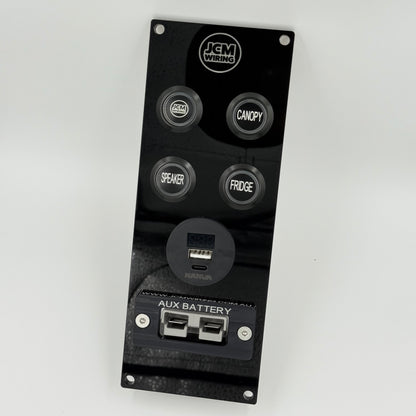 Four Push Button - Power/Switch Panel