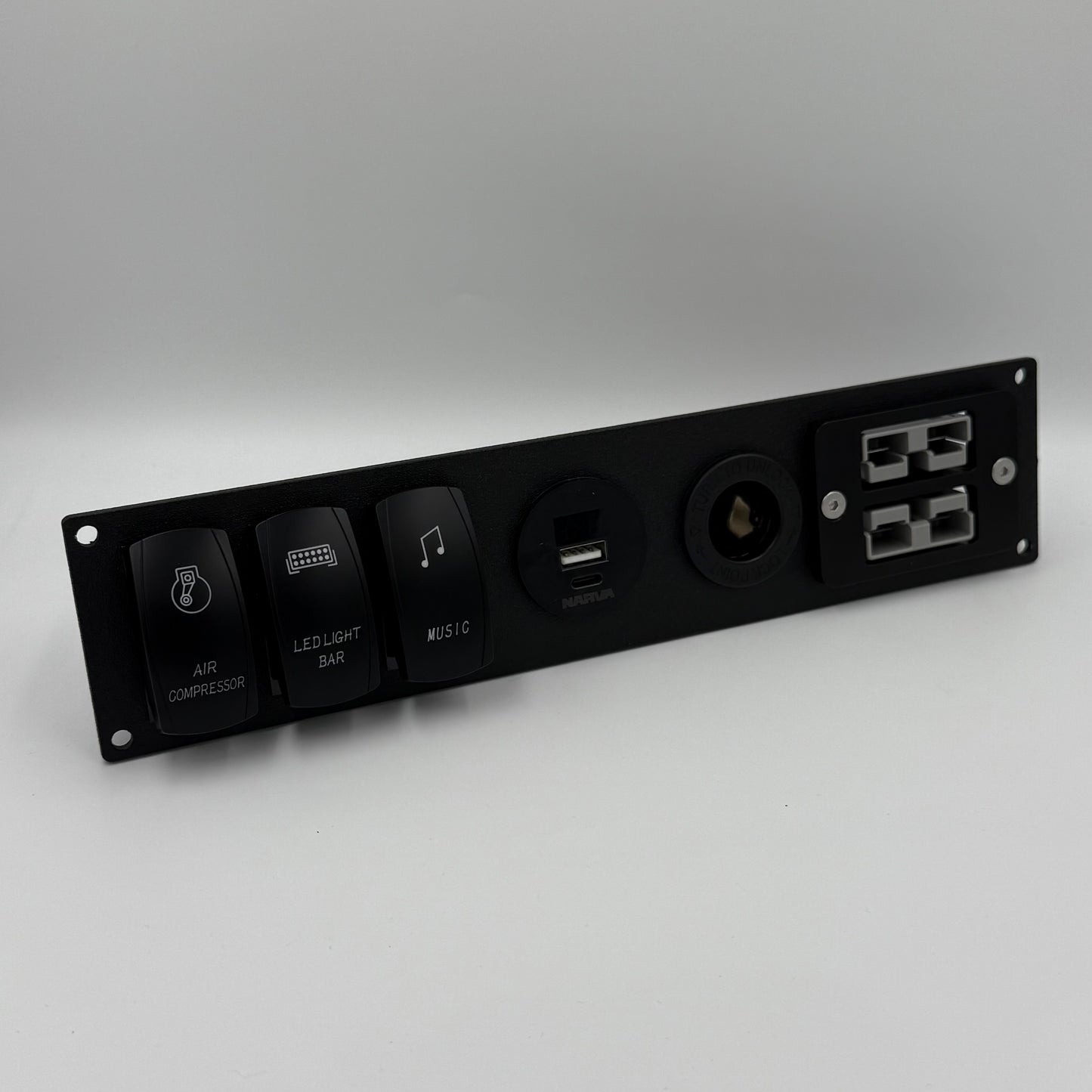 Three Rocker Switch - Power/Switch Panel