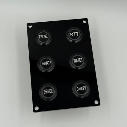 Six Push Button Switch Panel