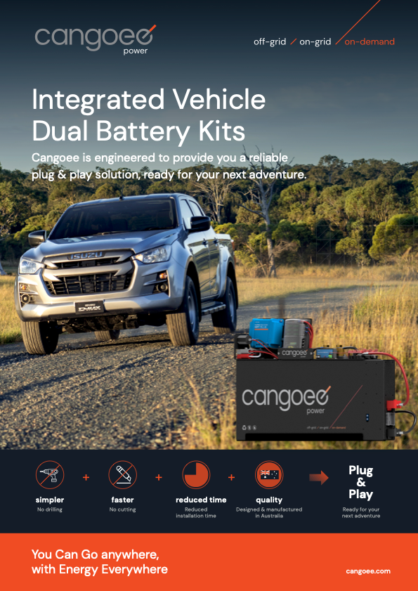 Cangoee - Isuzu D-Max -  110Ah Lithium (LiFePO4) Capacity