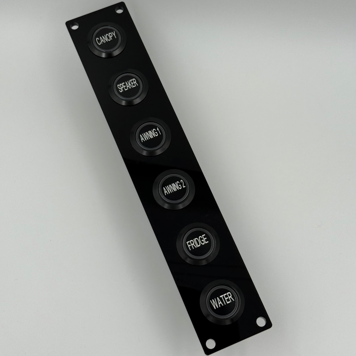Six Push Button Switch Panel - Long
