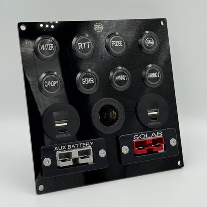 Eight Push Button - Power/Switch Panel
