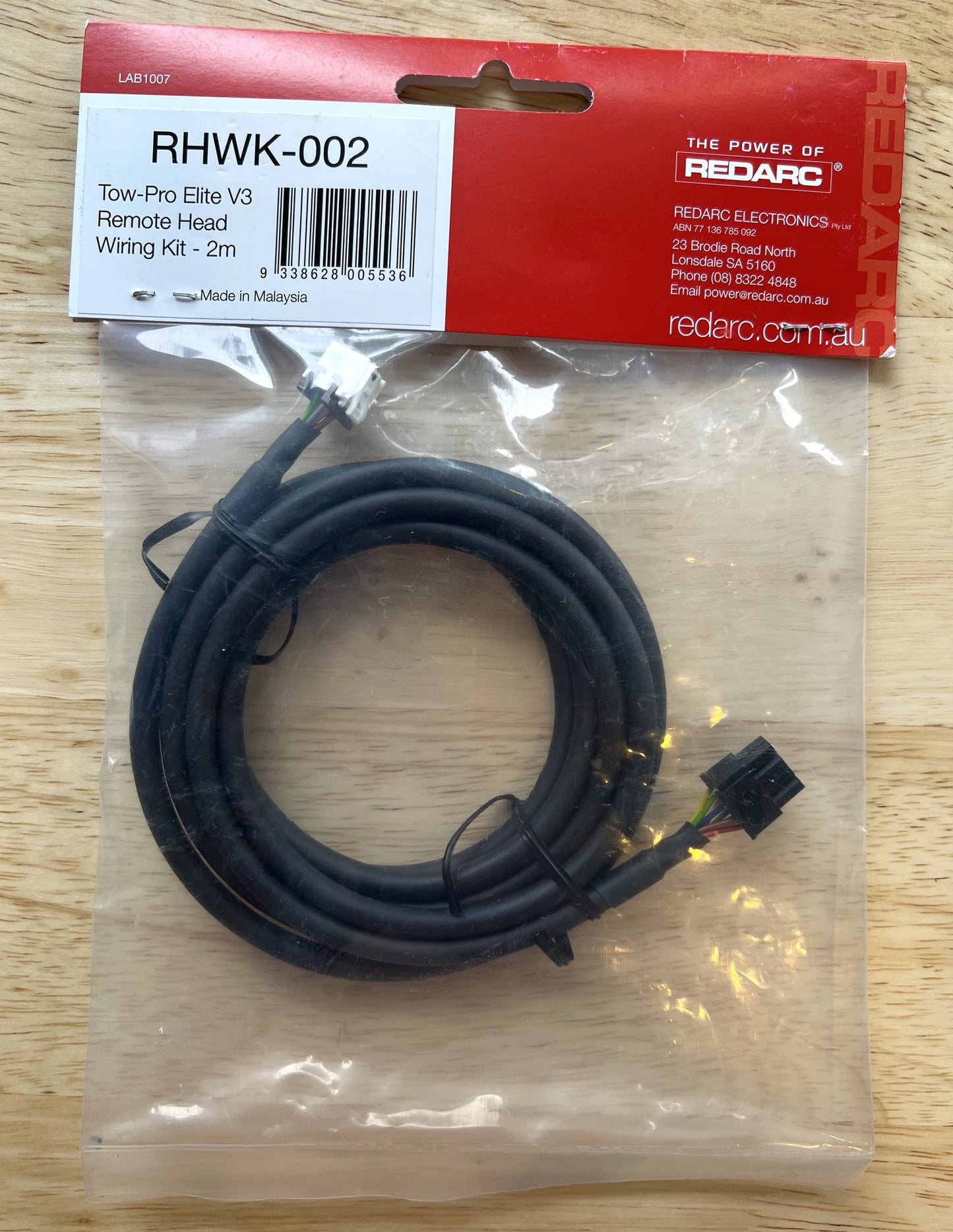 Redarc TowPro Extension Lead - Remote Head Wiring Kit